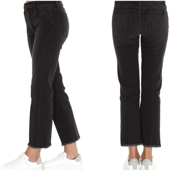 Joe's Jeans Denim - Joe's Jeans The Callie Fray Hem HigRise Cropped